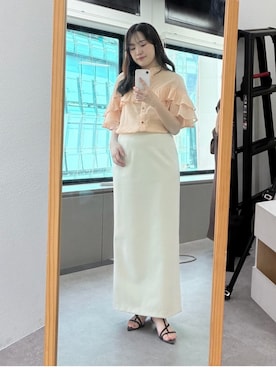 RUNAさん（レディース・158cm）の夏コーディネート