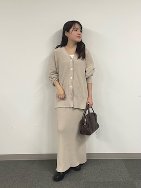 「RIVE DROITE（リヴドロワ）のアイテム（ブーツ）」を使った、RUNAさん（骨格ウェーブ・レディース・158cm）の秋コーディネート