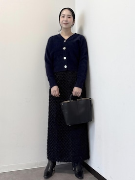 「アイテム（スカート）」を使った、murataさん（レディース・162cm・40代）の秋コーディネート