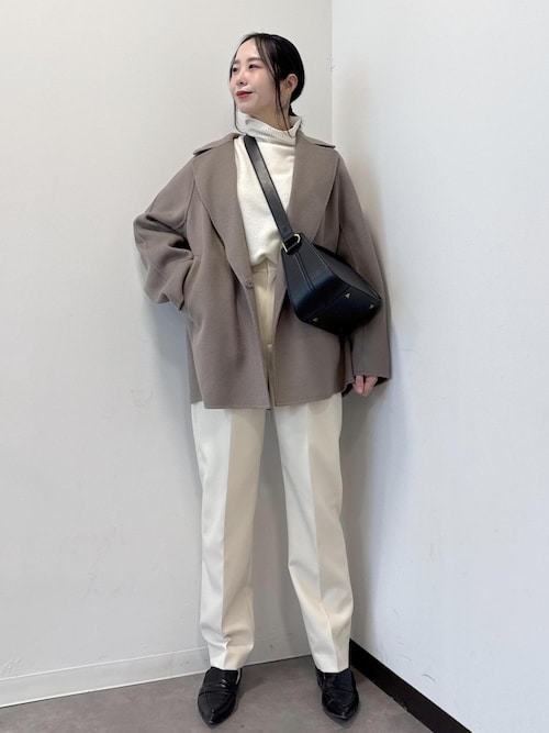 ROPE'（ロペ） パンツ センタープレスギャバタックパンツ レディース