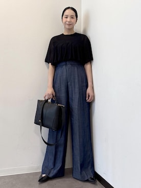 「アイテム（パンプス）」を使った、murataさん（レディース・162cm・40代）の夏コーディネート