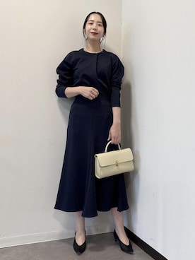 「卒業式コーデ」｜「アイテム（アクセサリー）」を使った、murataさん（レディース・162cm）の春コーディネート