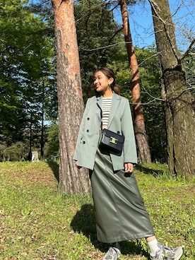 「H&M（エイチ・アンド・エム）のアイテム（タンクトップ）」を使った、akn  さん（レディース・156cm）の春コーディネート