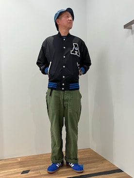 「サンバ」｜「アイテム（ブルゾン）」を使った、KHさん（メンズ・174cm）の秋コーディネート