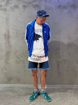 「スタッフコーデ」｜「アイテム（ナイロンジャケット）」を使った、KHさん（メンズ・174cm）の夏コーディネート