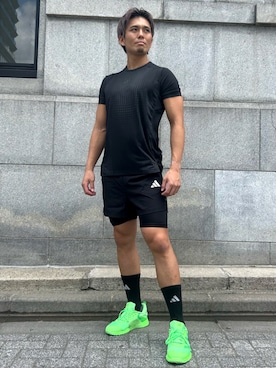 「トレーニング」｜HKさん（メンズ・170cm）の夏コーディネート