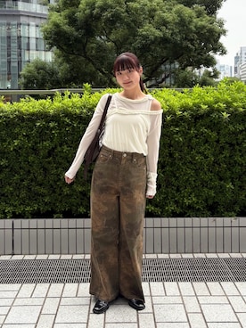 「甘辛mix」｜Aoha.さん（レディース・160cm）の秋コーディネート