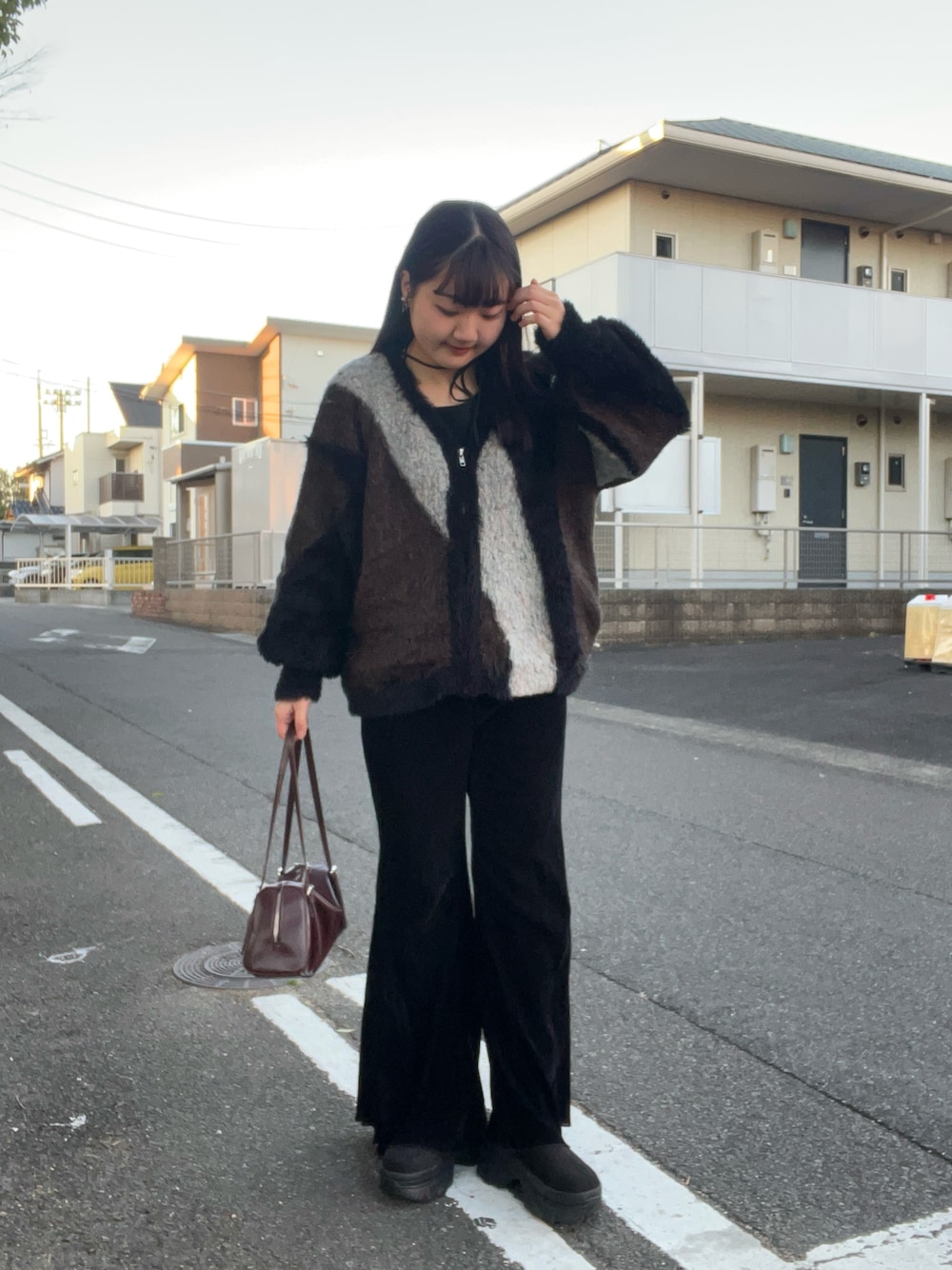 【前後2way】インターシャニットジップブルゾン　専用 前後2WAY】インターシャニットジップブルゾンを使った人気