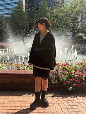 「Kastane（カスタネ）のアイテム（その他パンツ）」を使った、Aoha.さん（レディース・160cm）の秋コーディネート