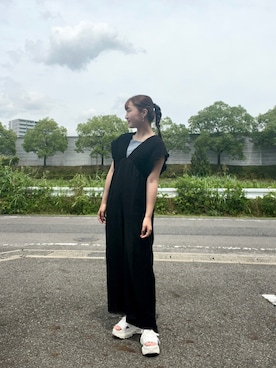 Kastane(カスタネ)の「【サイズ展開あり】ギャザーオールインワン