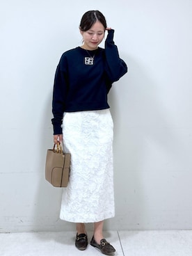 「アイテム（スウェット）」を使った、mayu☺︎さん（レディース・162cm・20代）の秋コーディネート