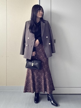 「VIS（ビス）のアイテム（トップス）」を使った、mayu☺︎さん（レディース・162cm）の秋コーディネート