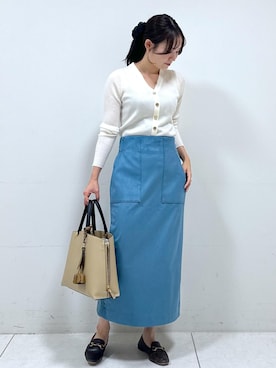 「アイテム（チャーム）」を使った、mayu☺︎さん（レディース・162cm・20代）の秋コーディネート