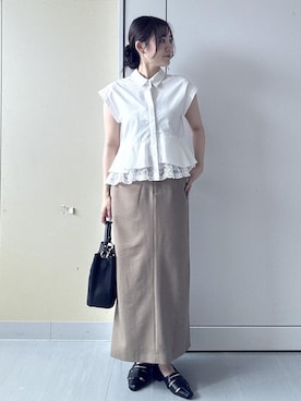 「Juze（ジュゼ）のアイテム」を使った、mayu☺︎さん（レディース・162cm）の夏コーディネート