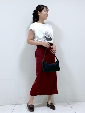 「黒」｜「アイテム（ハンドバッグ）」を使った、mayu☺︎さん（レディース・162cm）の秋コーディネート