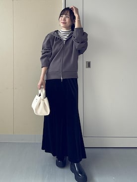 「Juze（ジュゼ）のアイテム」を使った、mayu☺︎さん（レディース・162cm）の秋コーディネート