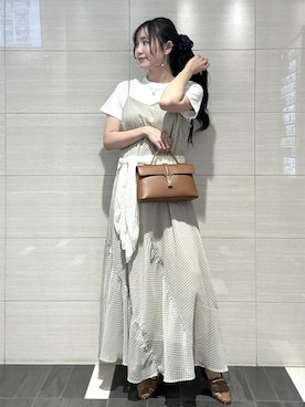 「VIS（ビス）のアイテム（ワンピース/ドレス）」を使った、mayu☺︎さん（レディース・162cm）の春コーディネート