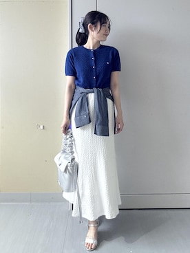 「VIS（ビス）のアイテム（トップス）」を使った、mayu☺︎さん（レディース・162cm）の春コーディネート