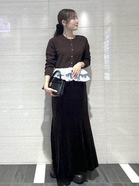 「VIS（ビス）のアイテム（トップス）」を使った、mayu☺︎さん（レディース・162cm）の秋コーディネート