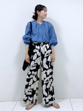 「アイテム（トートバッグ）」を使った、mayu☺︎さん（レディース・162cm・20代）の夏コーディネート
