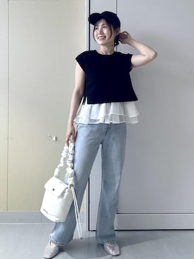 mayu☺︎さん(レディース・162cm)の夏コーディネート