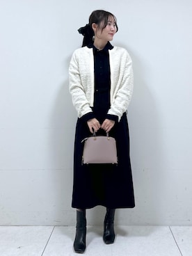 「ROPE'（ロペ）のアイテム」を使った、mayu☺︎さん（レディース・162cm）の冬コーディネート