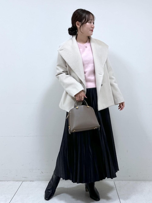 プレミアムカシミヤ ショートコート【25AW】（ステンカラーコート