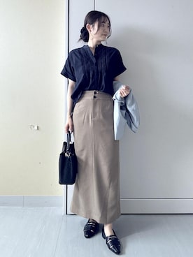 「VIS（ビス）のアイテム（ジャケット/アウター）」を使った、mayu☺︎さん（レディース・162cm）の夏コーディネート