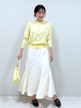 「ロング」｜「アイテム（ローファー）」を使った、mayu☺︎さん（レディース・162cm）の春コーディネート