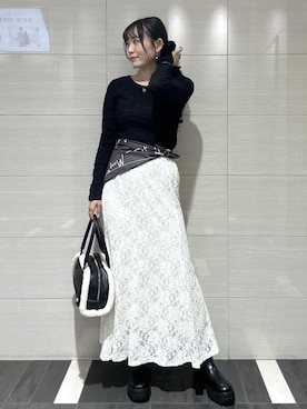 「MARY QUANT（マリークワント）のアイテム」を使った、mayu☺︎さん（レディース・162cm）の秋コーディネート
