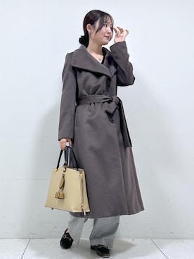 「アイテム（チャーム）」を使った、mayu☺︎さん（レディース・162cm）の秋コーディネート