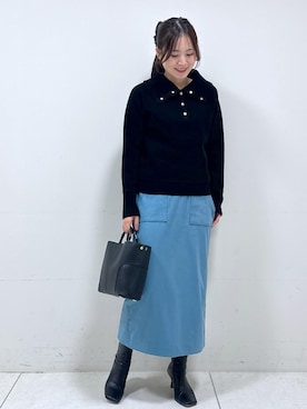 「ROPE'（ロペ）のアイテム」を使った、mayu☺︎さん（レディース・162cm）の冬コーディネート