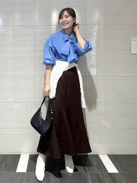 「MARY QUANT（マリークワント）のアイテム」を使った、mayu☺︎さん（レディース・162cm）の秋コーディネート
