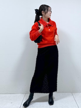 「ウエストゴム」｜mayu☺︎さん（レディース・162cm）の秋コーディネート