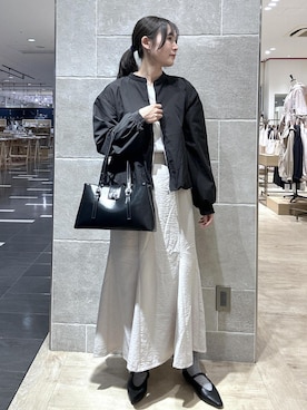 「VIS（ビス）のアイテム」を使った、mayu☺︎さん（レディース・162cm）の春コーディネート