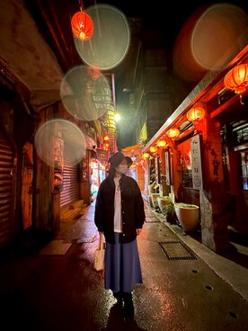 「NET（ネット）のアイテム（帽子）」を使った、xin.TWさん（レディース・151cm）の春コーディネート