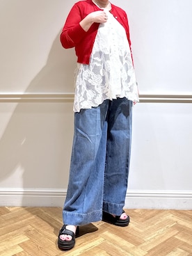 「E'POR（エポール）のアイテム」を使った、yamaさん（レディース・163cm）の春コーディネート