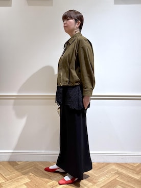 「E'POR（エポール）のアイテム」を使った、yamaさん（レディース・163cm）の春コーディネート