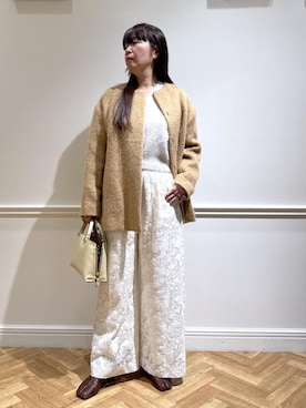 「アイテム（その他アウター）」を使った、yamaさん（レディース・163cm・40代）の秋コーディネート