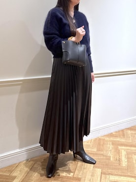 「ROPE'（ロペ）のアイテム（スカート）」を使った、yamaさん（レディース・163cm）の秋コーディネート