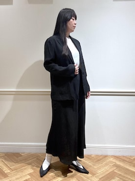 「アイテム（テーラードジャケット）」を使った、yamaさん（レディース・163cm・40代）の秋コーディネート