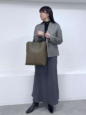 「アイテム（ジャケット/アウター）」を使った、yamaさん（レディース・163cm・40代）の秋コーディネート