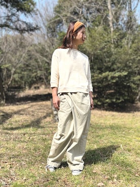 CO staffさん（レディース・160cm）の春コーディネート