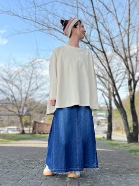 CO staffさん（レディース・160cm）の春コーディネート