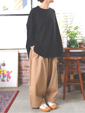 CO staffさん（レディース・160cm）の春コーディネート