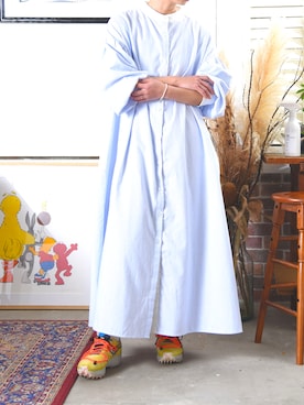 CO staffさん（レディース・160cm）の春コーディネート