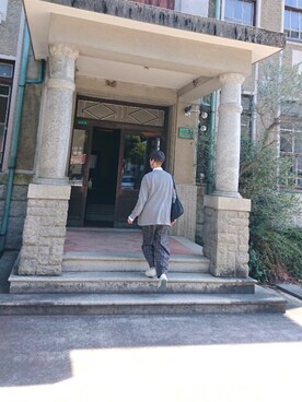 「Samansa Mos2（サマンサ モスモス）のアイテム（パンツ、ブラック系）」を使った、MAHさん（レディース・164cm）の春コーディネート
