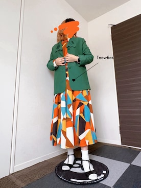 「アイテム（パンプス）」を使った、nonono109さん（レディース・161cm・30代）の秋コーディネート