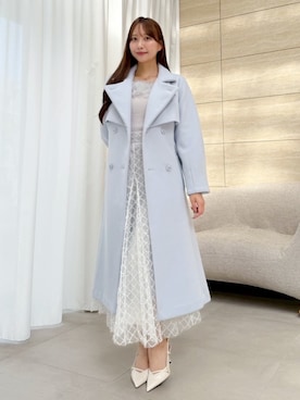 「アイテム（トレンチコート）」を使った、noko ichinoseさん（レディース・167cm）の秋コーディネート