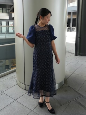 「アイテム（ドレス）」を使った、Dorry Dollさん（レディース・155cm）の夏コーディネート